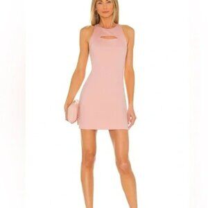 ALICE + OLIVIA Gara Cutout Mini Dress in Pink Size 10